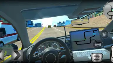 Screenshot von Police Car Drift شرطة الهجوله 3