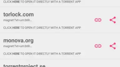 Screenshot von Torrent Search 5