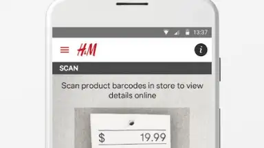 Screenshot von H&M 2