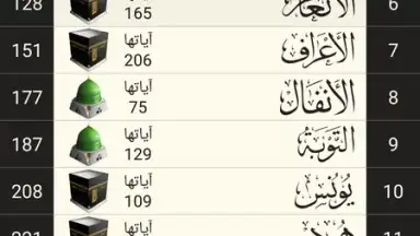 Screenshot von القرآن الكريم كامل مع التفسير‎ 4