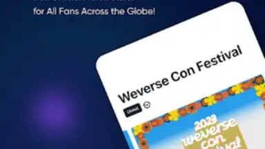 Screenshot von Weverse Shop 17