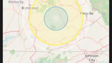Screenshot von Nuke Map 1