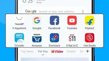 Screenshot von Vivo Browser 5