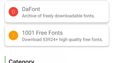 Screenshot von zFont 3 3