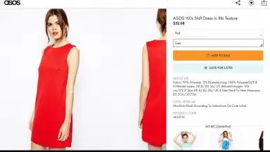 Screenshot von ASOS 6
