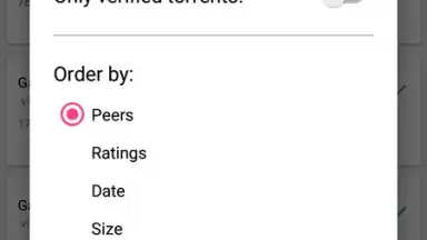 Screenshot von Torrent Search 4