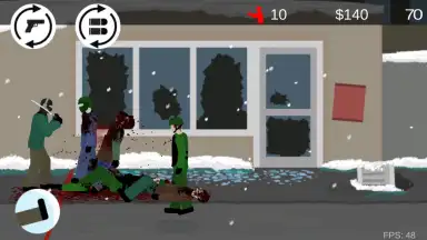 Screenshot von Flat Zombies: Cleanup and Defense 14