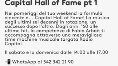 Screenshot von Radio Capital 8