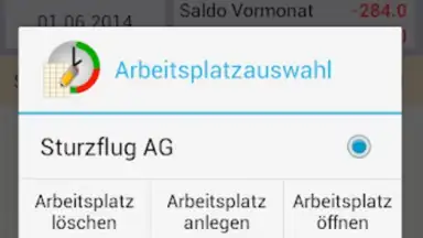 Screenshot von Arbeitszeiterfassung 3