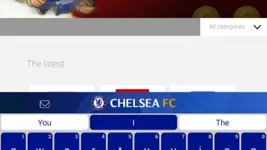 Screenshot von Chelsea FC Official Keyboard 1