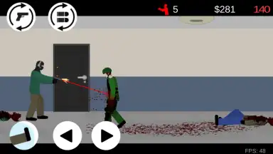Screenshot von Flat Zombies: Cleanup and Defense 5