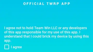 Screenshot von Official TWRP App 7