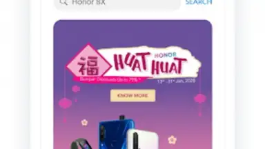 Screenshot von Honor Store 5