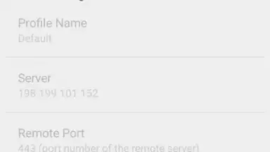 Screenshot von Shadowsocks 5