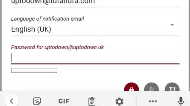 Screenshot von Tuta 6