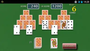 Screenshot von Tri Peaks Solitaire 2