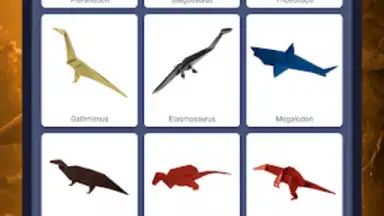 Screenshot von Origami dinosaurs paper shapes 2