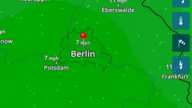 Screenshot von RegenRadar 12