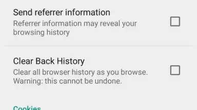Screenshot von Orweb: Private Web Browser 5