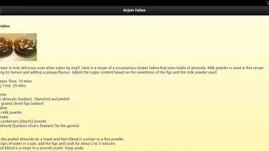 Screenshot von Mughlairecipes 15