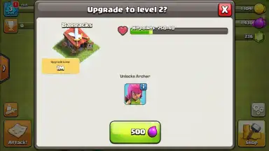 Screenshot von Clash of Clans 2