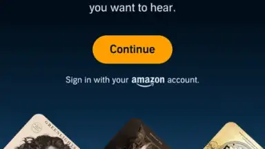Screenshot von Audible 1