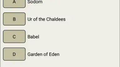 Screenshot von The bible quiz game 7