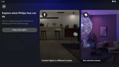 Screenshot von Philips Hue 2
