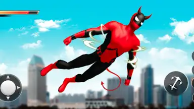Screenshot von Spider Rope Hero - Flying Hero 1