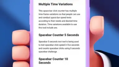 Screenshot von Spacebar Counter 3