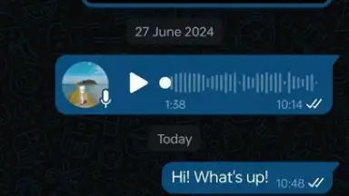Screenshot von WhatsApp Business 10