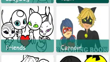 Screenshot von Coloring Ladybug & Blackcat 6