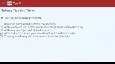 Screenshot von Guide For Subway Surf 3