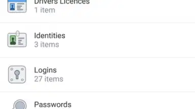 Screenshot von 1Password 6