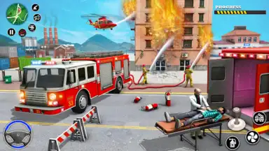 Screenshot von Rescue Fire Truck Simulator 3D 5