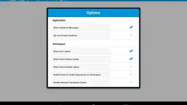 Screenshot von Cisco Packet Tracer Mobile 5