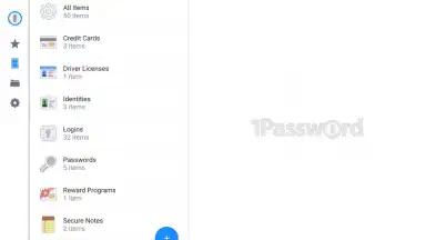 Screenshot von 1Password 2
