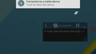 Screenshot von hovernote 2