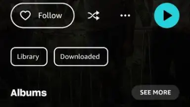Screenshot von Amazon Music 6