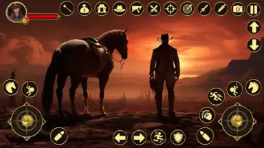 Screenshot von West Cowboy Games Horse Riding 11