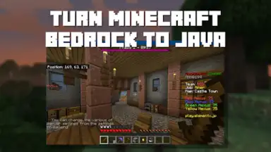 Screenshot von Java Edition UI for Minecraft 1