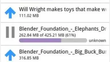 Screenshot von BitTorrent Remote 1