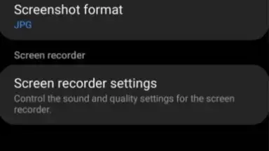 Screenshot von Samsung Record screen 3