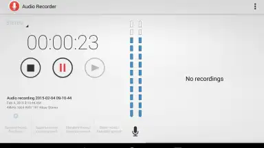 Screenshot von Audio Recorder 6