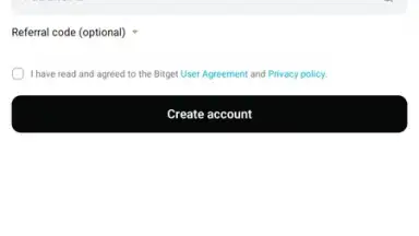 Screenshot von Bitget 4