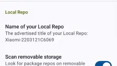 Screenshot von F-Droid 13