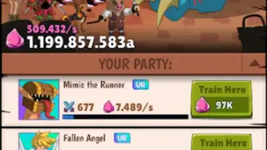 Screenshot von Hero Hero Clicker 5