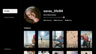 Screenshot von TikTok for Android TV 4