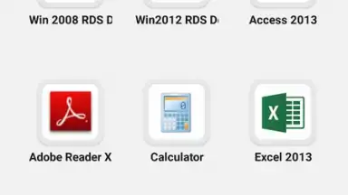 Screenshot von VMware Horizon Client 7