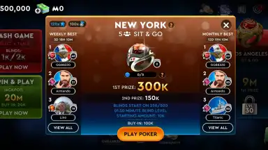 Screenshot von Monopoly Poker 10